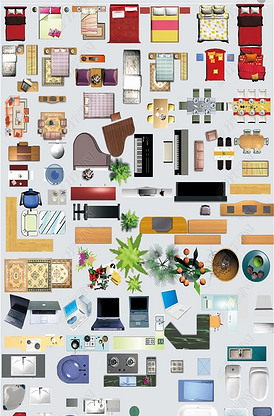 办公平面图设计资源全指南 从图片素材到模板下载